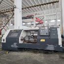 沈阳HTC54100重型数控车床，接电干活，12寸卡盘，加工.